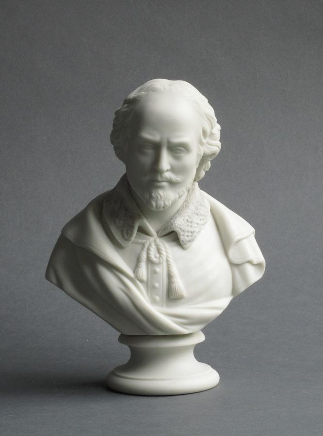 Copeland Parian bust of William Shakespeare