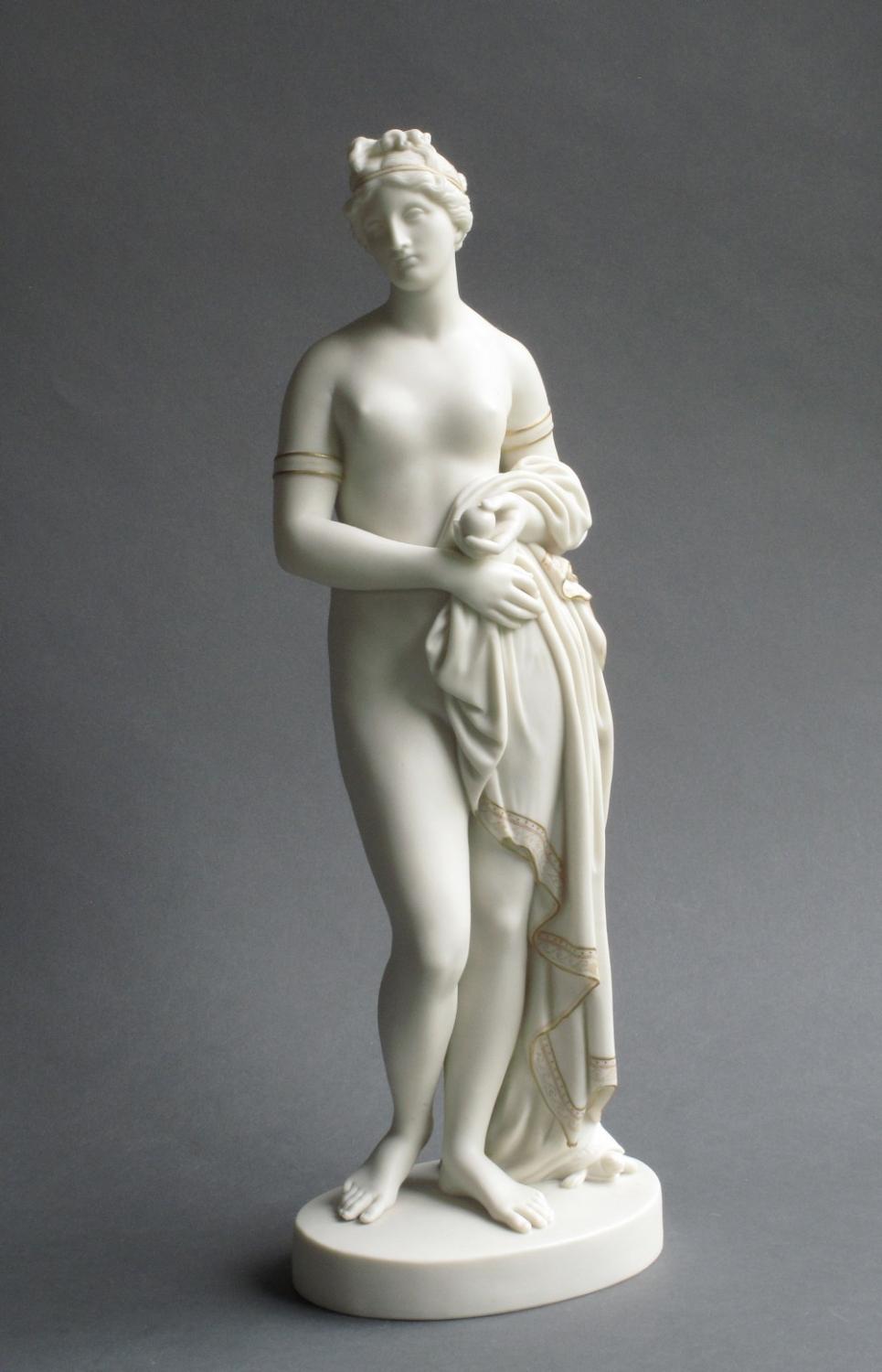 Copeland Parian figure of the Tinted Venus