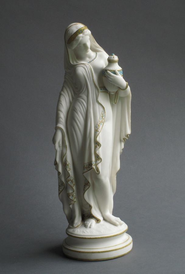Parian figure of Phryne's companion