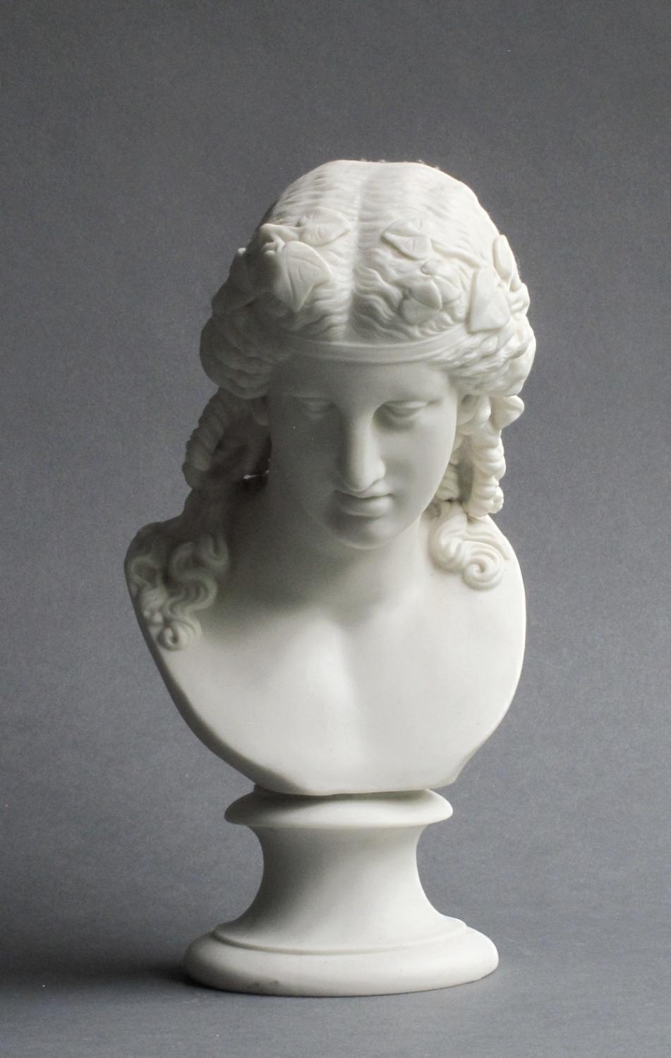 Parian bust of Ariadne, possibly by Minton