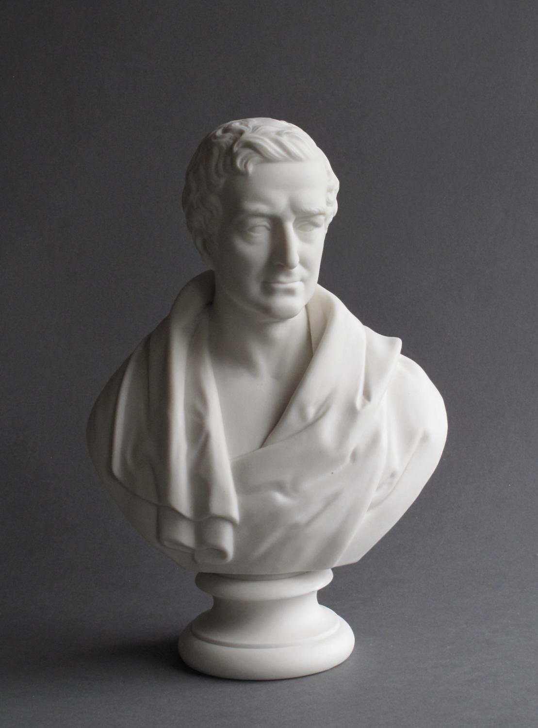 Parian bust of Sir Robert Peel c1850