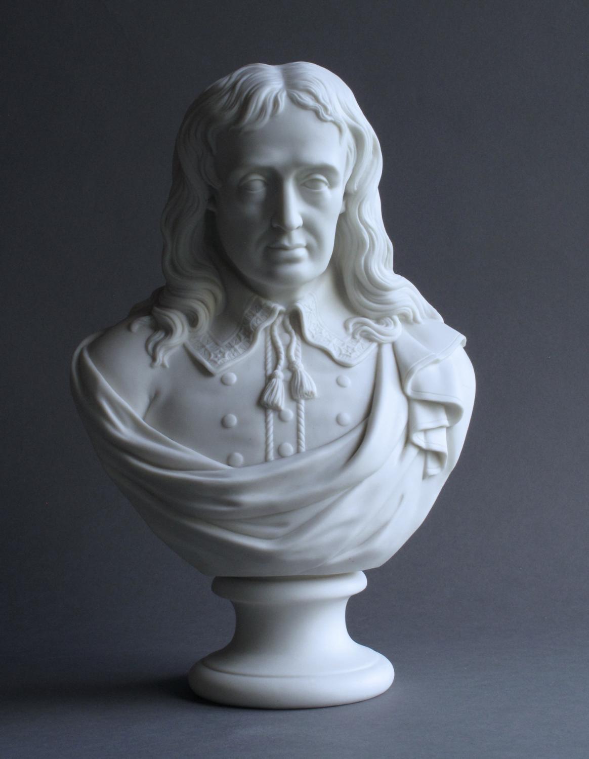 Parian bust of John Milton