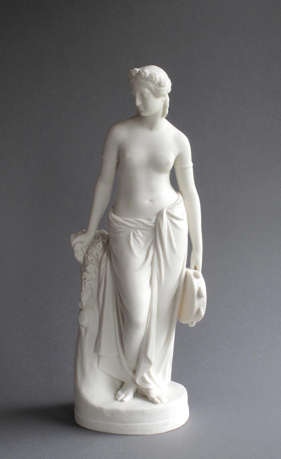 Copeland Parian Dancing Girl Reposing