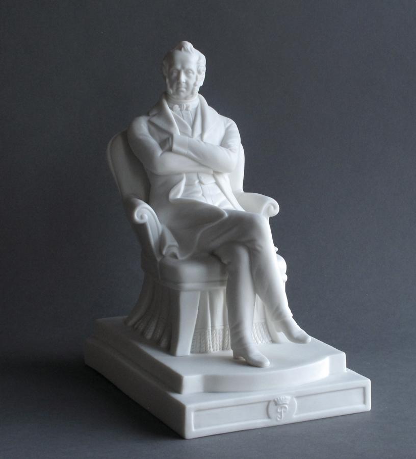 A Minton Parian figure of Lord Palmerston