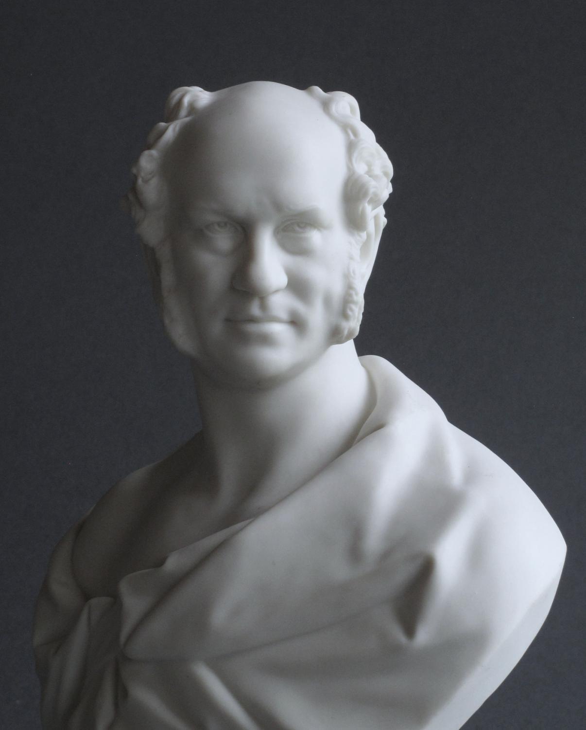 Parian bust of the engineer William Dargan