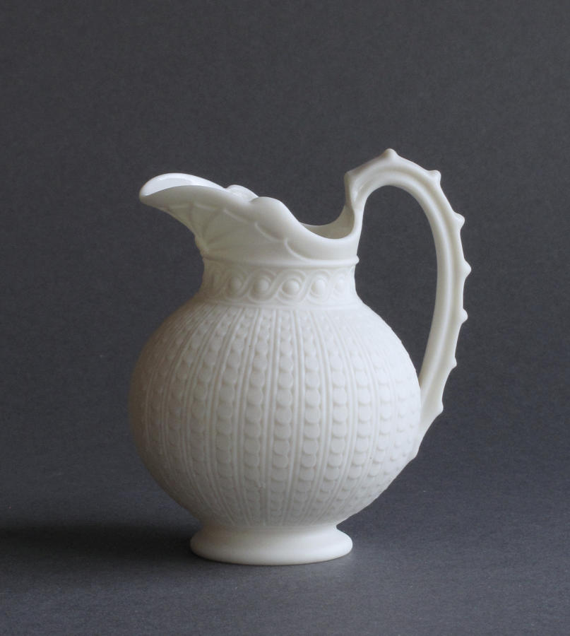 A charming small Copeland Parian jug or ewer