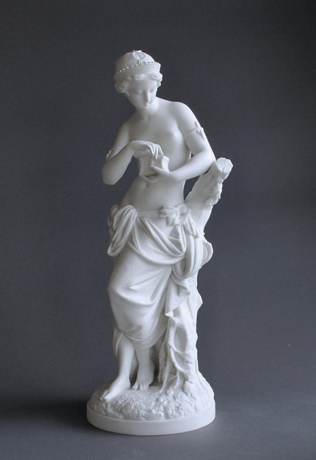 A Parian figure of Pandora by Minton