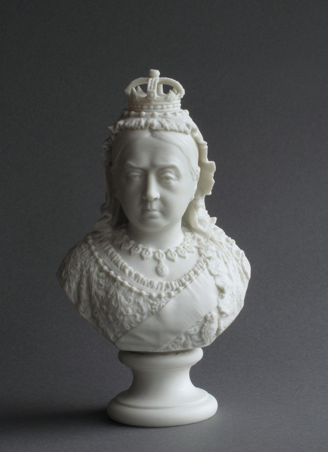 R&L Parian Jubilee bust of Queen Victoria