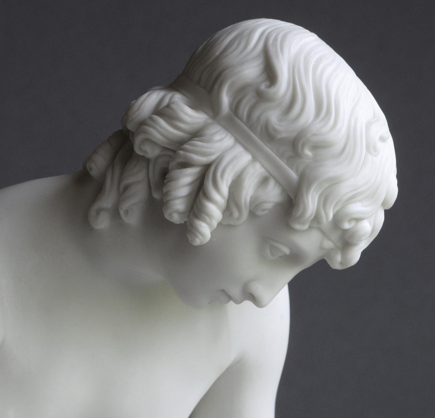 An early Parian figure of Narcissus by Copeland and Garrett