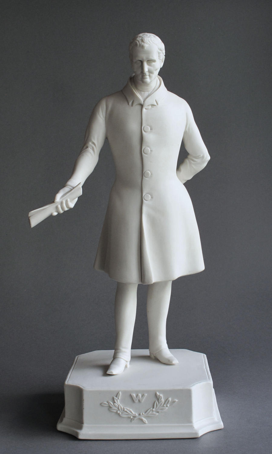A rare Parian figure of The Duke of Wellington by Baguley