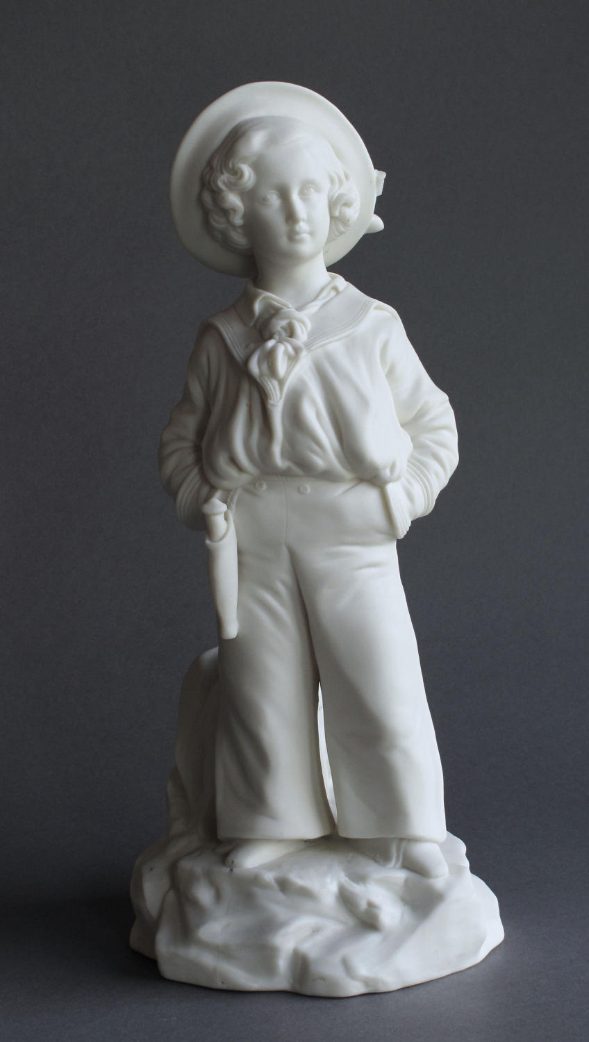 A charming Minton Parian figure of Prince Albert Edward as a child