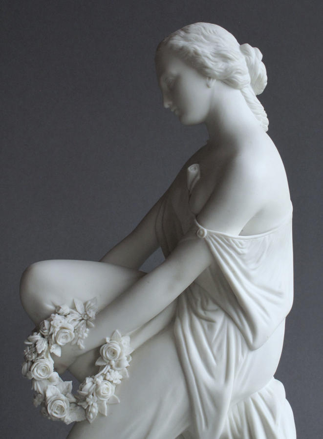 A Minton Parian figure of Lalage
