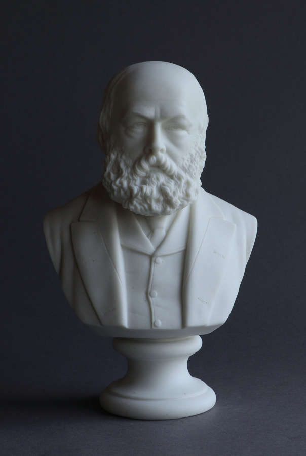 A Parian bust of Lord Salisbury by Robinson and Leadbeater
