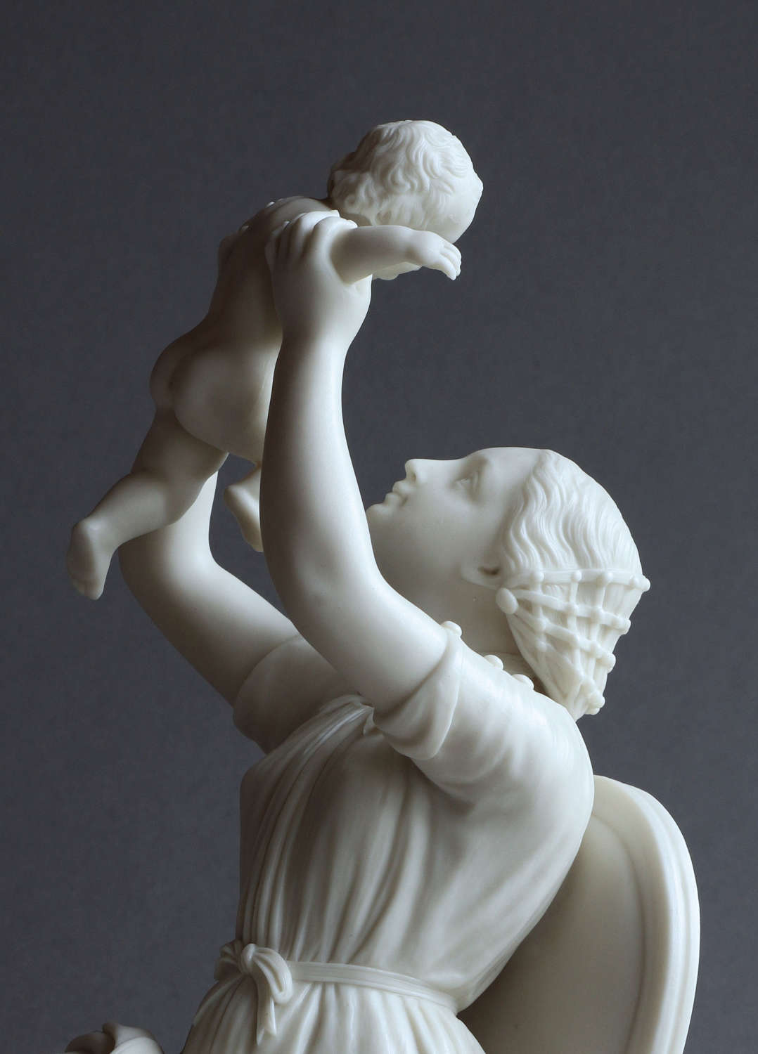A Copeland Parian figure of the Happy Mother