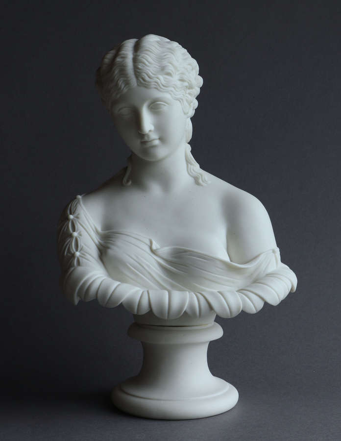 A Parian bust of Clytie from the antique