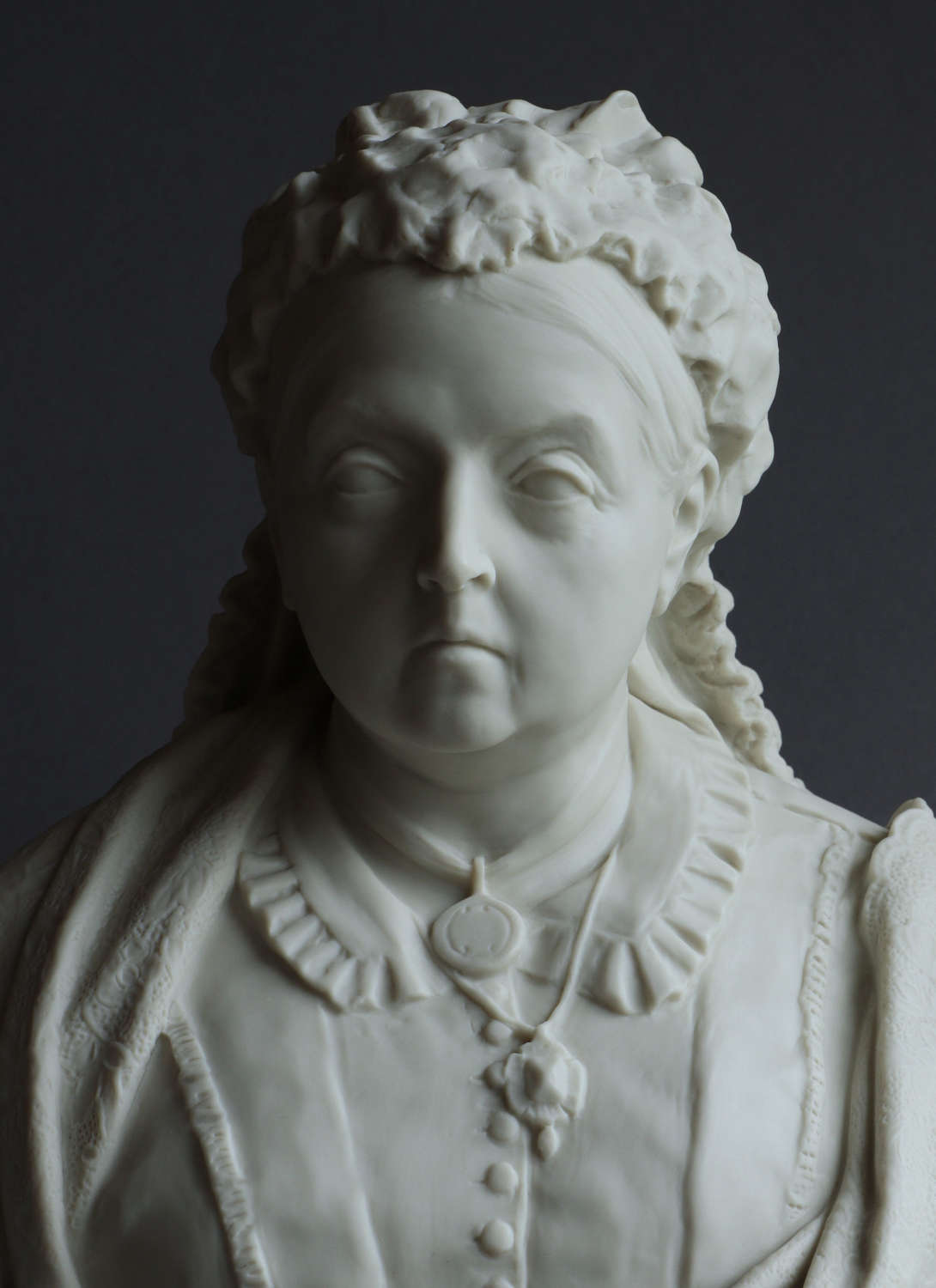 A large Parian Copeland Golden Jubilee bust of Queen Victoria