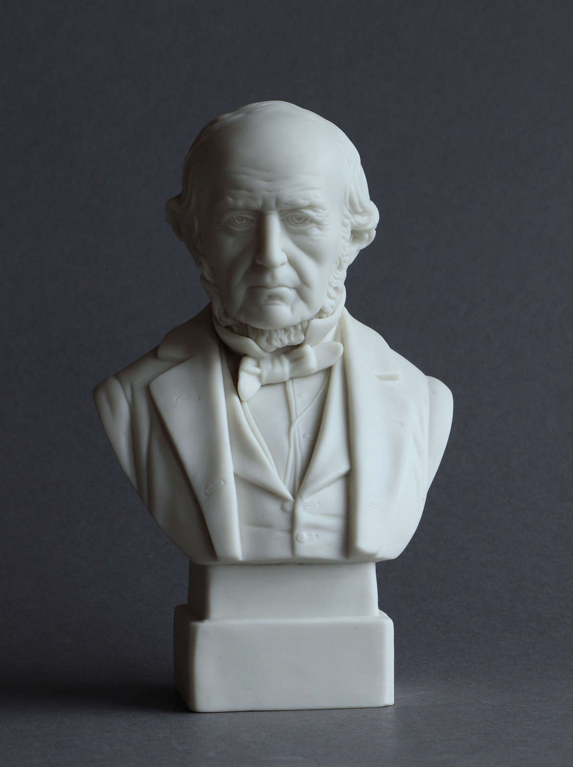 A little Parian Bust of Gladstone, possibly by Robinson & Leadbeater