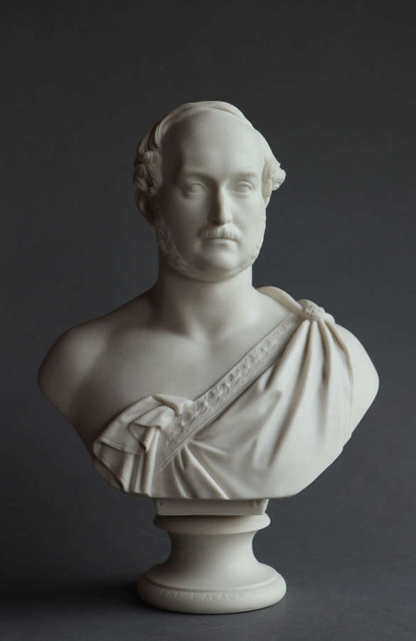 A Copeland Parian bust of Prince Albert by Theed