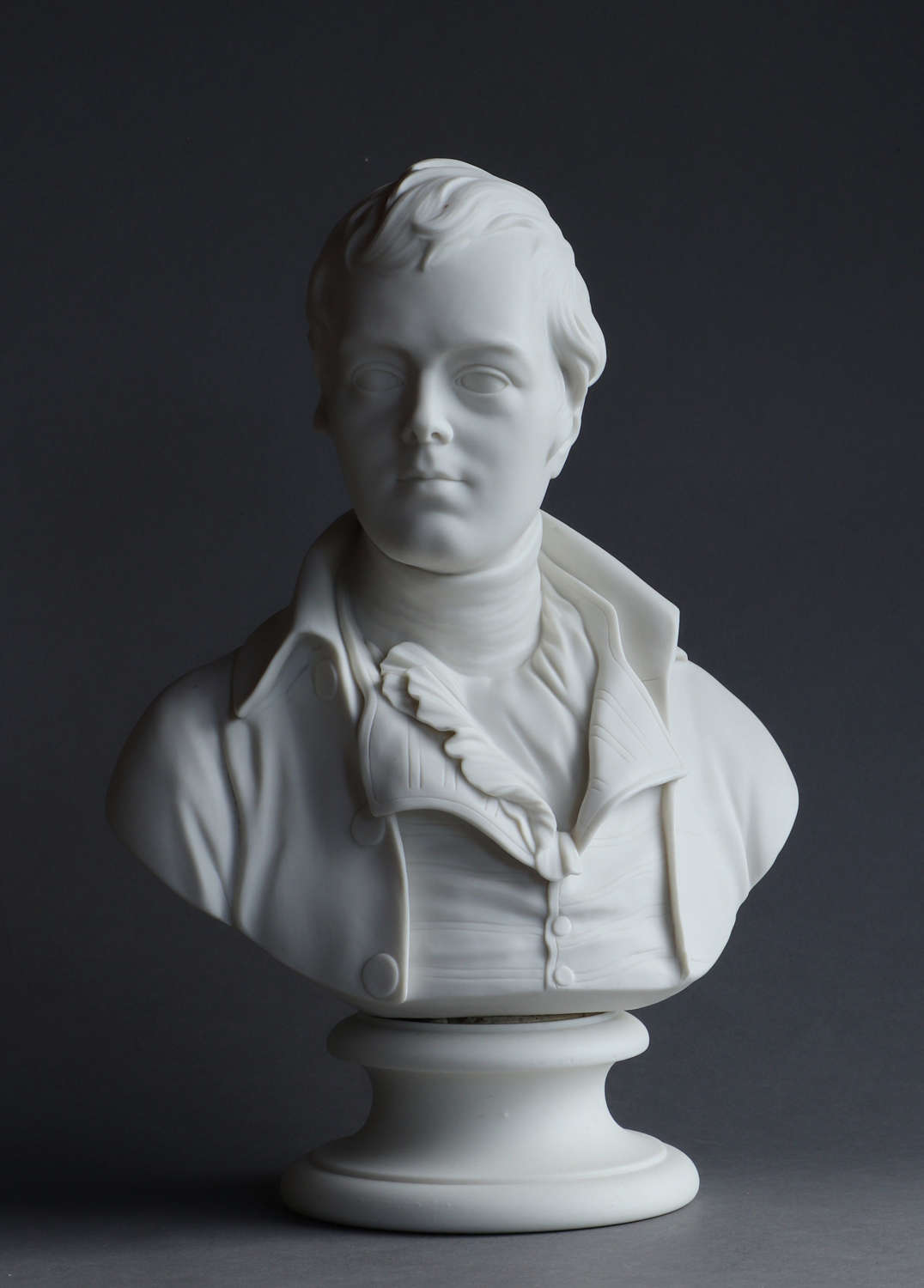 A large Parian bust of Robert Burns from Wyon, probably by Wedgwood