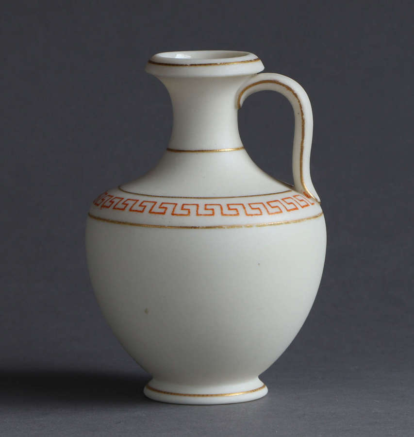 An elegant small Copeland Parian handled jug
