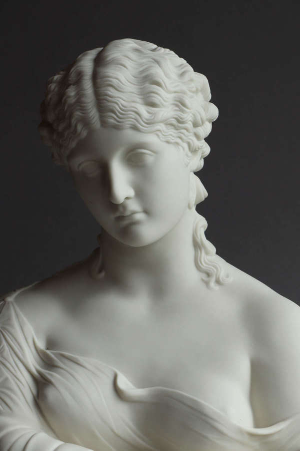 A Copeland Parian bust of Clytie
