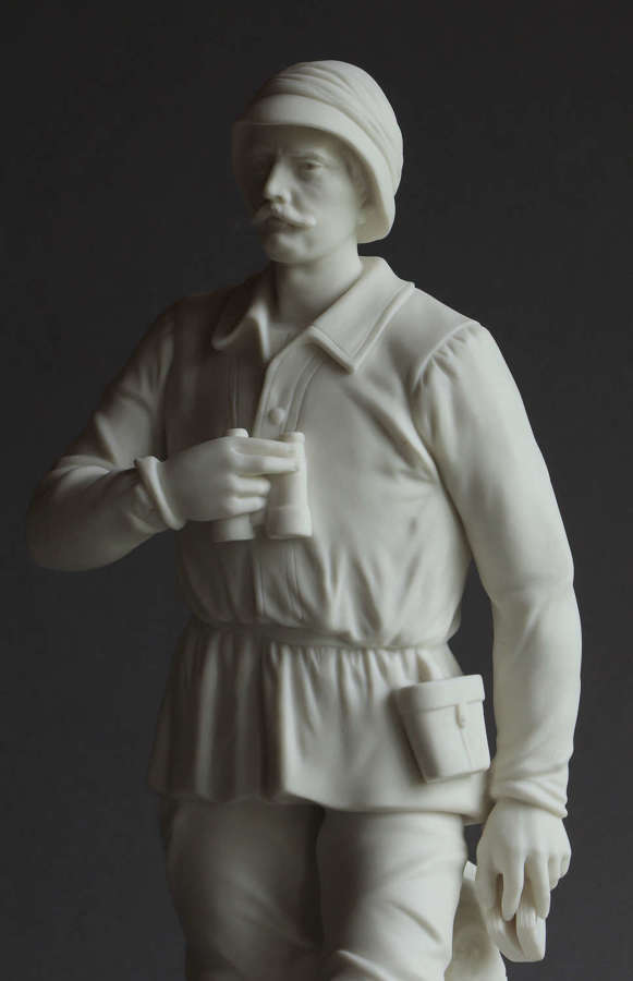 An impressive Parian figure of Henry Morton Stanley by Minton