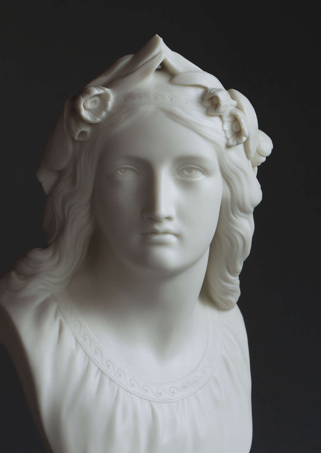 A Copeland Parian bust of Oenone from Marshall