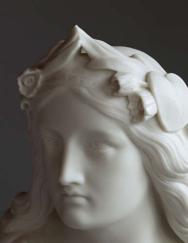 A Copeland Parian bust of Oenone from Marshall