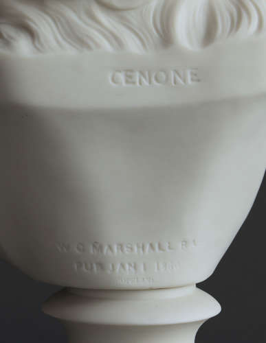 A Copeland Parian bust of Oenone from Marshall