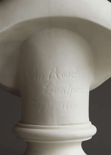 A pair of Parian busts of the Prince & Princess of Wales by John Rose