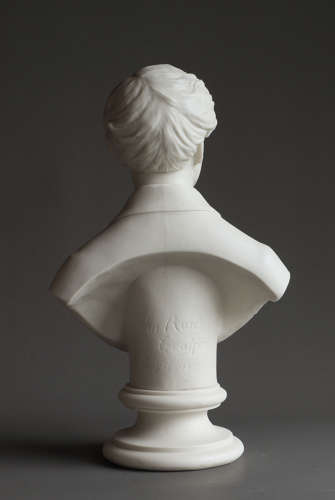 A pair of Parian busts of the Prince & Princess of Wales by John Rose