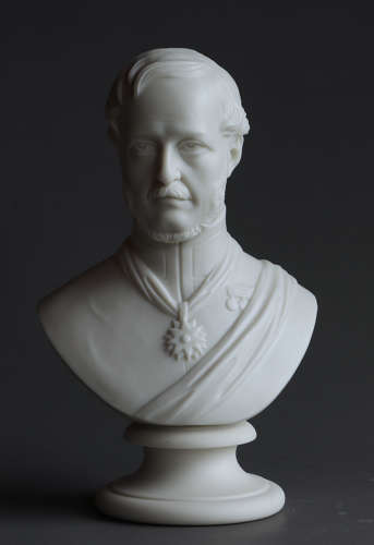 A Worcester Parian bust of Major General Henry Havelock