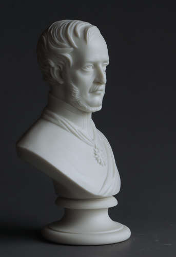 A Worcester Parian bust of Major General Henry Havelock