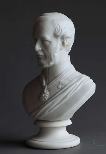 A Worcester Parian bust of Major General Henry Havelock