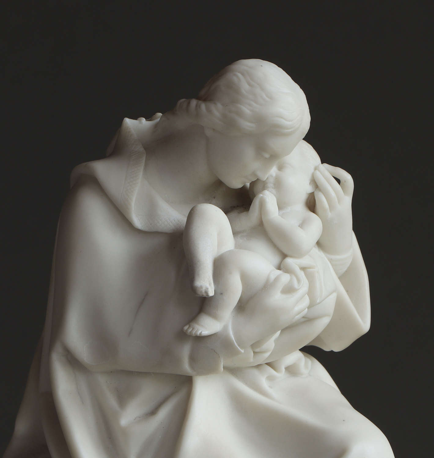 A lovely Minton Parian group of the Flight into Egypt