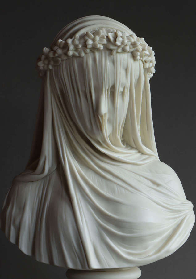 A Copeland Parian bust of The Bride
