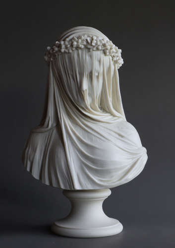 A Copeland Parian bust of The Bride