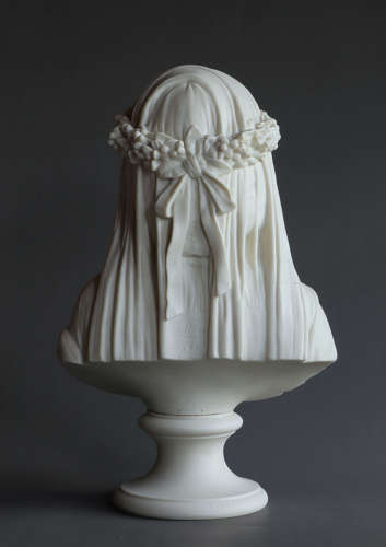 A Copeland Parian bust of The Bride