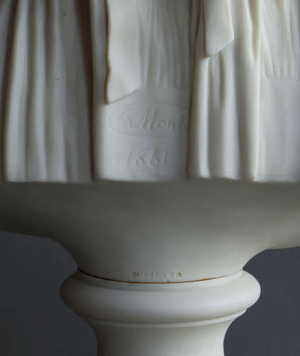 A Copeland Parian bust of The Bride