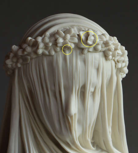 A Copeland Parian bust of The Bride