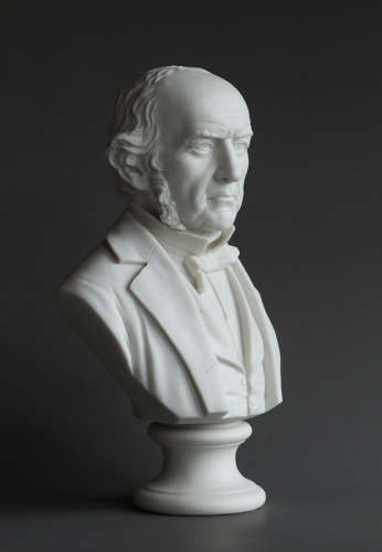 A good Parian bust of William Gladstone by Robinson & Leadbeater