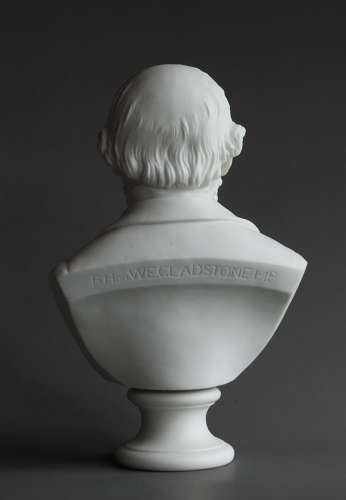 A good Parian bust of William Gladstone by Robinson & Leadbeater