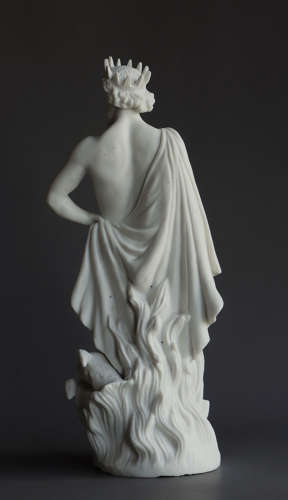 An unusual Parian figure of Hades and Cerberus