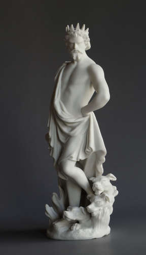 An unusual Parian figure of Hades and Cerberus