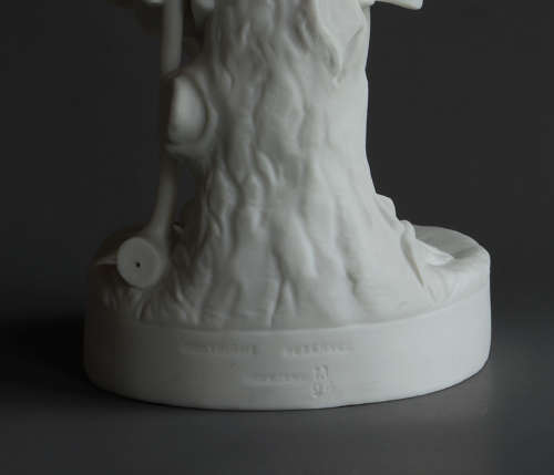 A pair of Copeland Parian figures of Young England and his sister