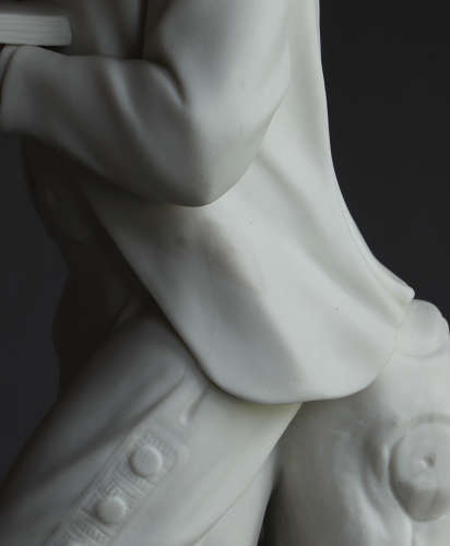 A pair of Copeland Parian figures of Young England and his sister