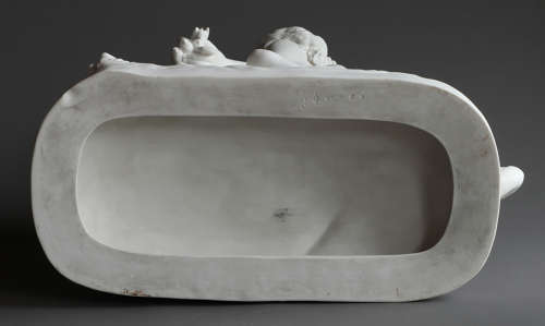 Rare Minton Parian figure 'The Lion in Love'