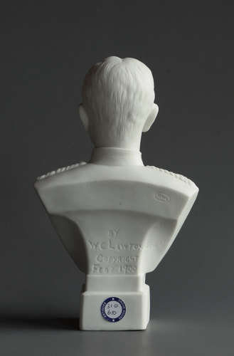 A small Parian bust of Lord Kitchener by Robinson & Leadbeater