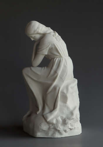 A charming Wedgwood Parian figure of Broken Heart