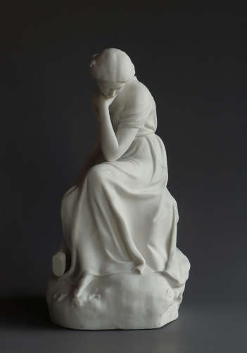 A charming Wedgwood Parian figure of Broken Heart